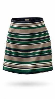 Talbots Striped Pencil Skirt Size 16 Women’s Black Green